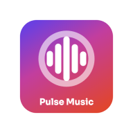 Logo of the invented channel Pulse Music